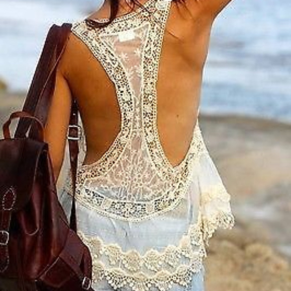 Other - ☀️SEXY lace bikini beach crochet cover up beach
